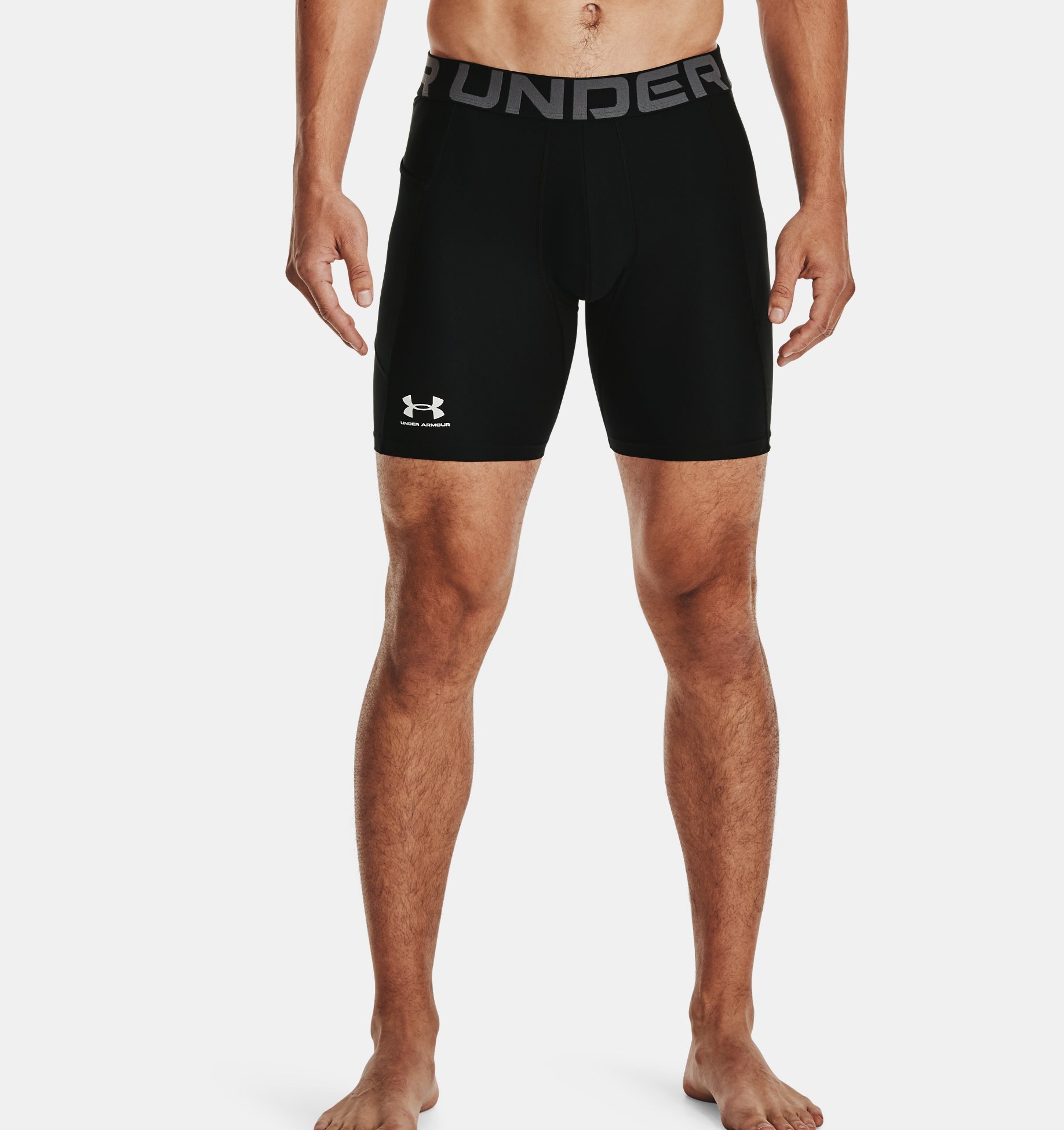 Men's HeatGear® Armour Compression Shorts, Black, pdpZoomDesktop image number 0